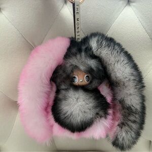 Gorgeous Pink & Black Labubu Mini - New, High-Quality Custom